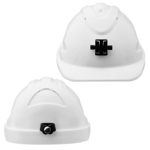 PROCHOICE V9 HARD HAT UNVENT LAMP BRACK PUSHLOCK HARN - WHITE